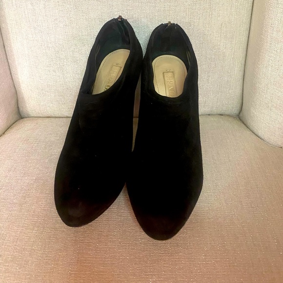 Perfect PRADA Black Suede Booties Super Sexy - Picture 1 of 10